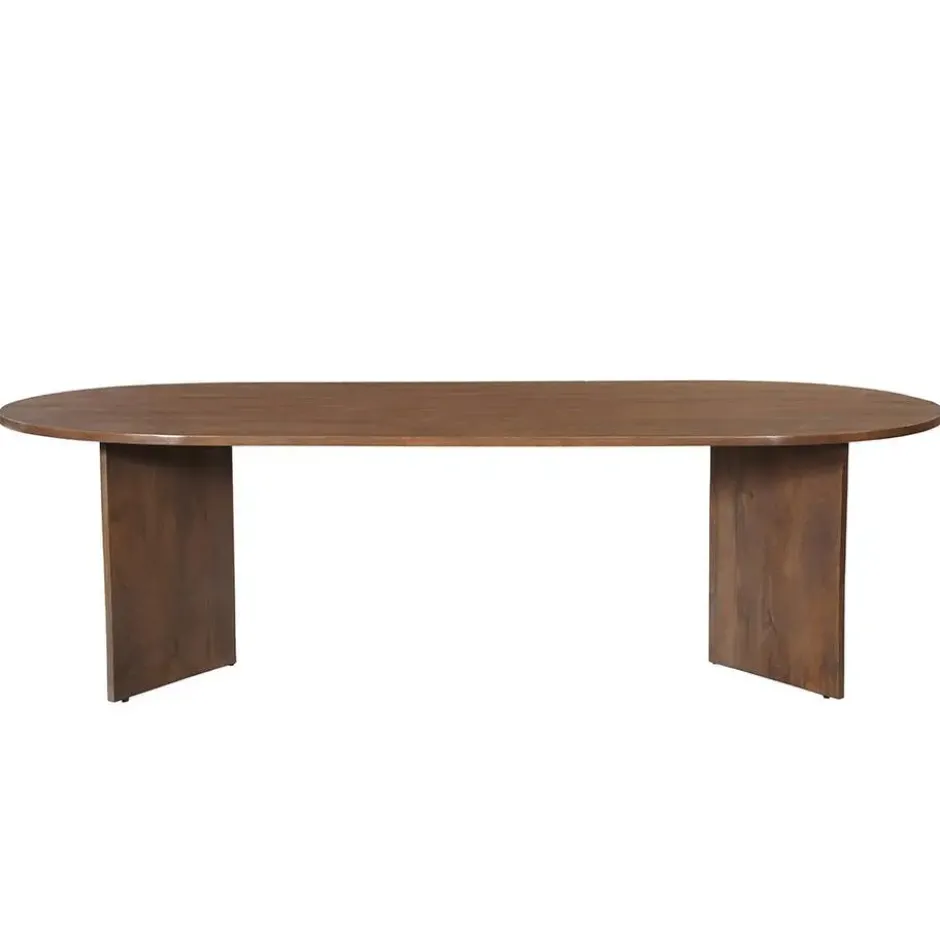 Eettafel Japandi Sara 260x120cm Walnoot Rechthoekig