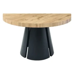 Eettafel JARELIA - Uitschuifbaar - Natuurlijk licht Hout paneel