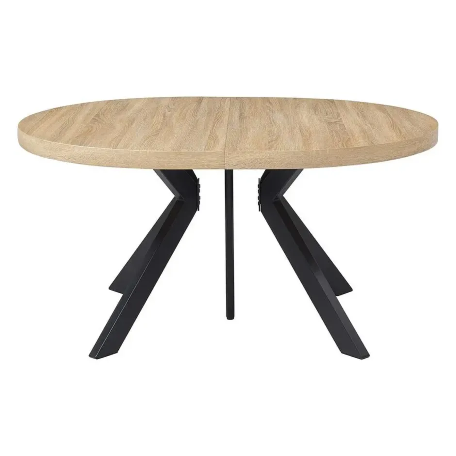 Eettafel KOMONI - Uitschuifbaar - Natuurlijk licht Hout paneel