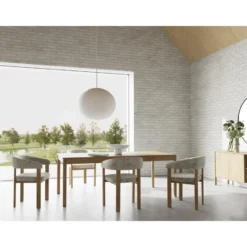Eettafel Kristian - naturel - 75x200x110 cm