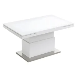 Eettafel LAURIA - 120 cm 180 cmx75 cm - Wit Hout paneel