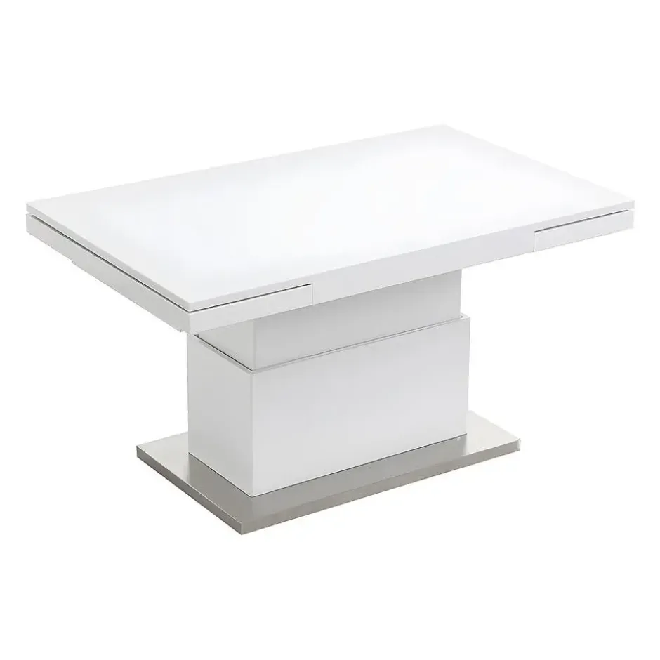 Eettafel LAURIA - 120 cm 180 cmx75 cm - Wit Hout paneel