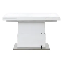 Eettafel LAURIA - 120 cm 180 cmx75 cm - Wit Hout paneel