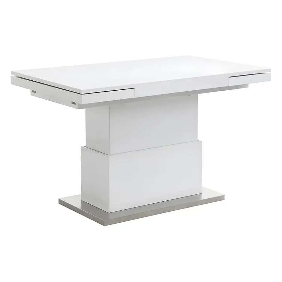 Eettafel LAURIA - 120 cm 180 cmx75 cm - Wit Hout paneel