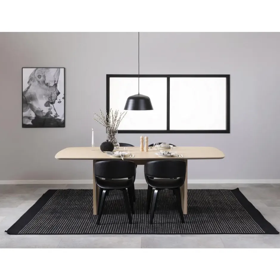 Eettafel Liva - licht eiken - 75x220x105 cm