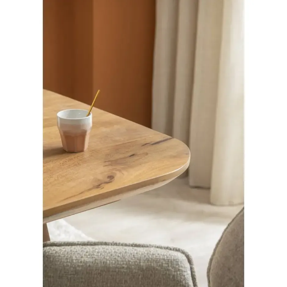 Eettafel Mandy - mangohout - 75x220x94cm