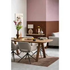 Eettafel Mandy - mangohout - 75x200x94cm
