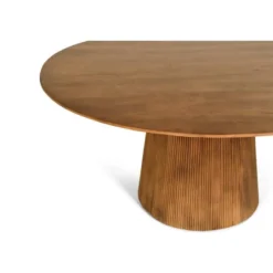 Eettafel Mokka Rond - Lichtbruin Ø120cm