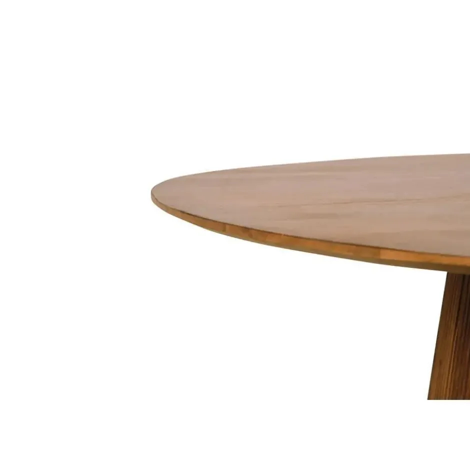 Eettafel Mokka Rond - Lichtbruin Ø120cm