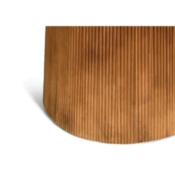 Eettafel Mokka Rond - Lichtbruin Ø120cm