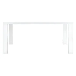 Eettafel MONICA - 160 cmx90 cm - Wit Hout paneel