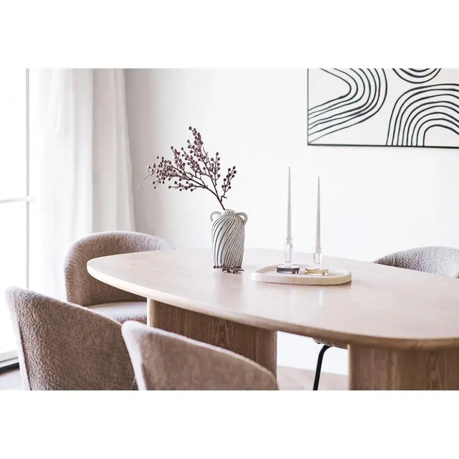 Eettafel Naturel - Deens Ovaal - 210x110x75cm - Serra