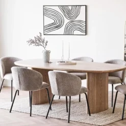 Eettafel Naturel - Deens Ovaal - 210x110x75cm - Serra