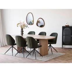 Eettafel Naturel - Deens Ovaal - 210x110x75cm - Serra