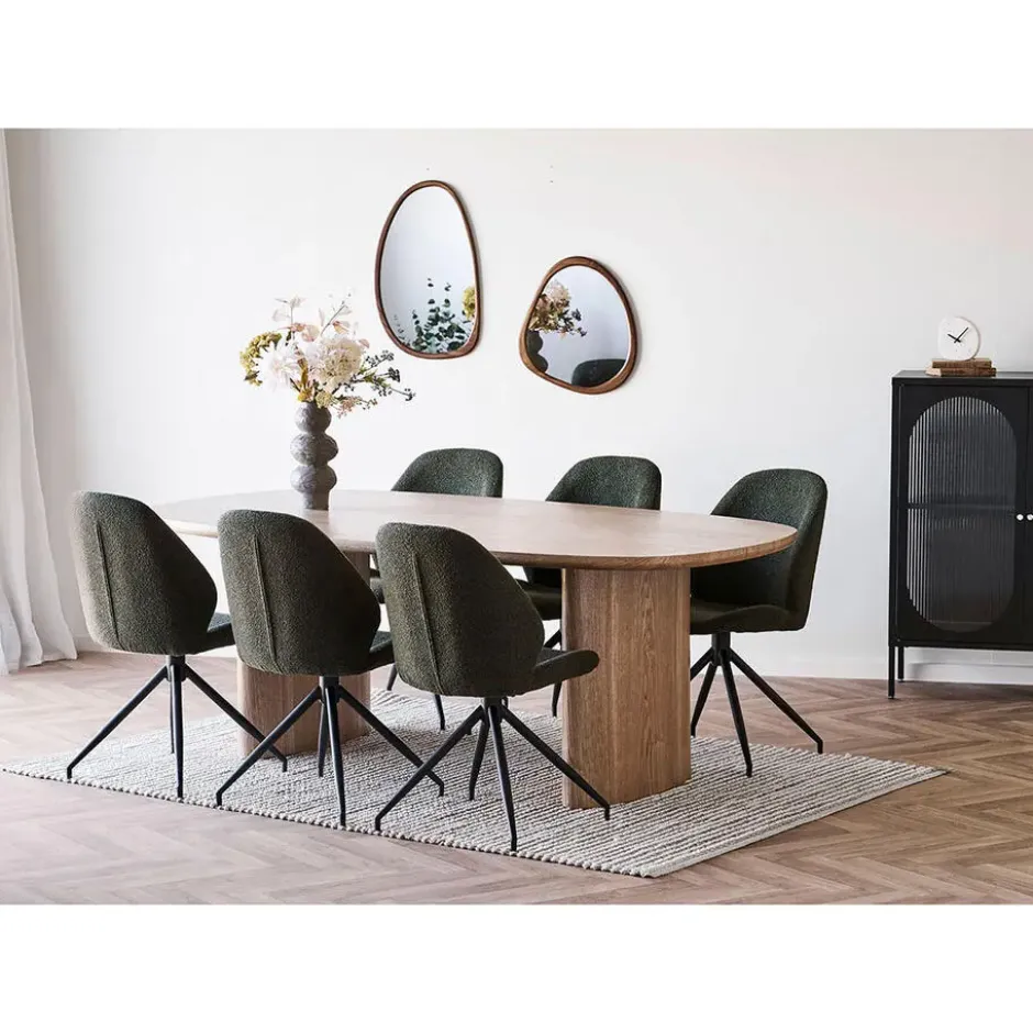 Eettafel Naturel - Deens Ovaal - 210x110x75cm - Serra