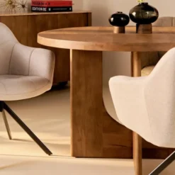 Eettafel Nova - Bruin Ø120cm