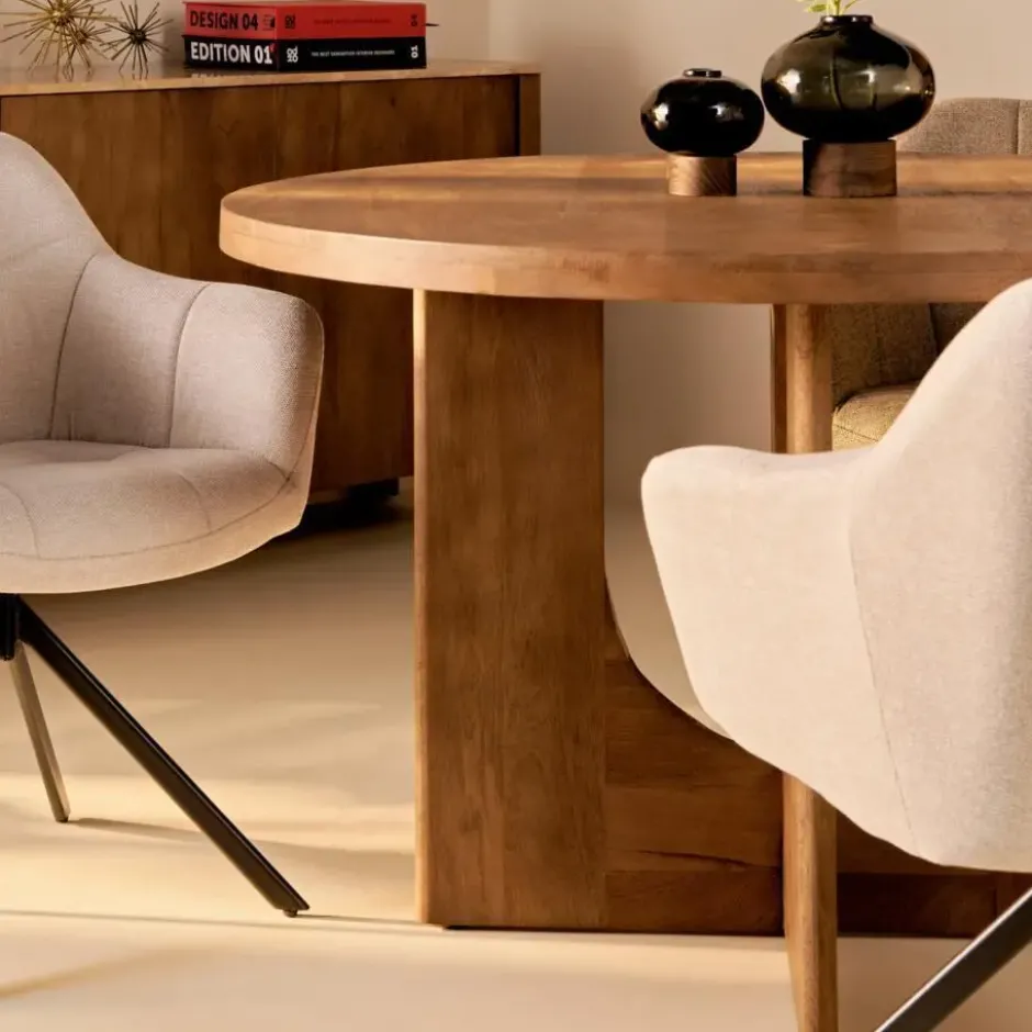 Eettafel Nova - Bruin Ø120cm