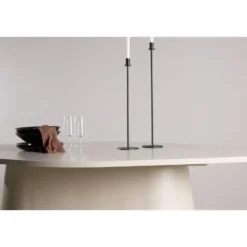 Eettafel Ovaal Beige - 210x110x76cm - Diamond