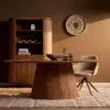 Eettafel Ovaal Naturel Hout - 210x110x76cm - Solana
