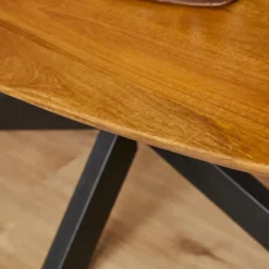 Eettafel Ovaal Naturel Mangohout - 240x110x76cm - Brandy