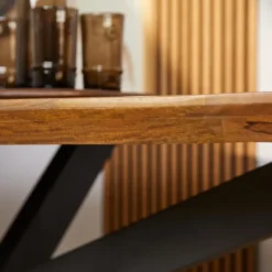 Eettafel Ovaal Naturel Mangohout - 240x110x76cm - Brandy