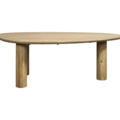 Eettafel Pebble - naturel - mangohout - 200x115 cm
