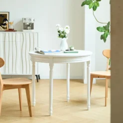 Eettafel 4 Personen Ronde Hout