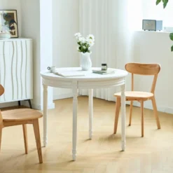 Eettafel 4 Personen Ronde Hout