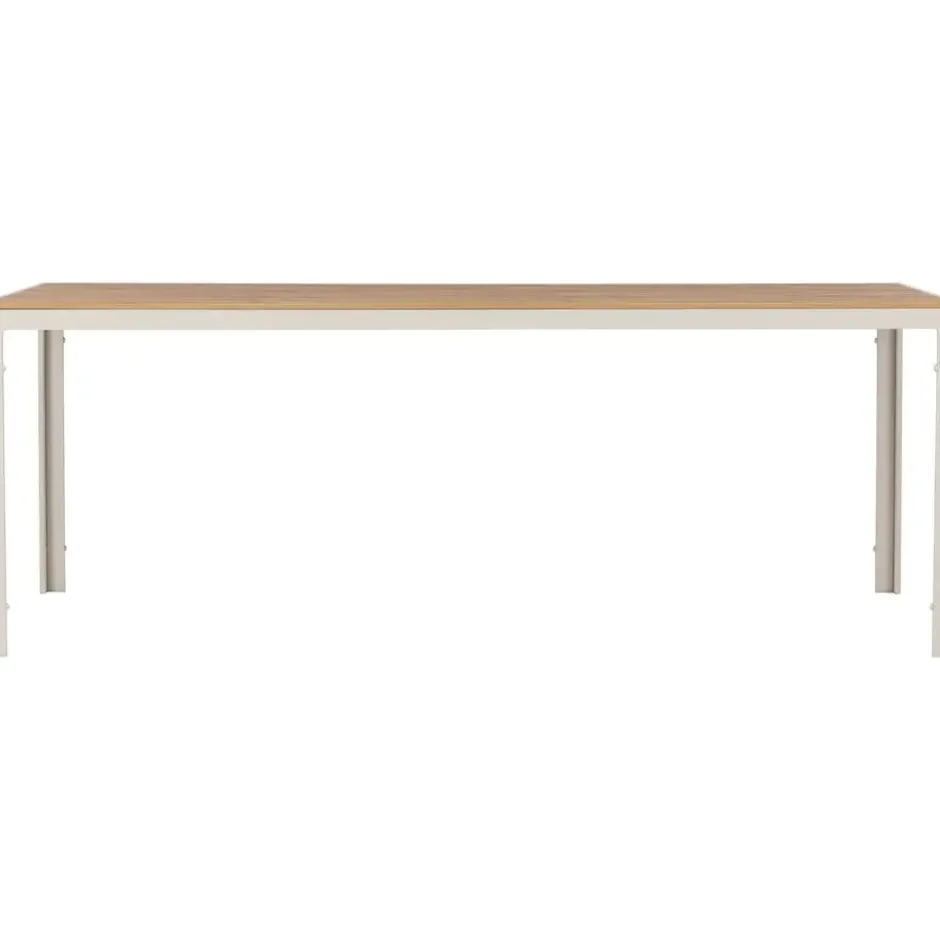 Eettafel Rechthoek - Beige - 205x90x74cm - Break