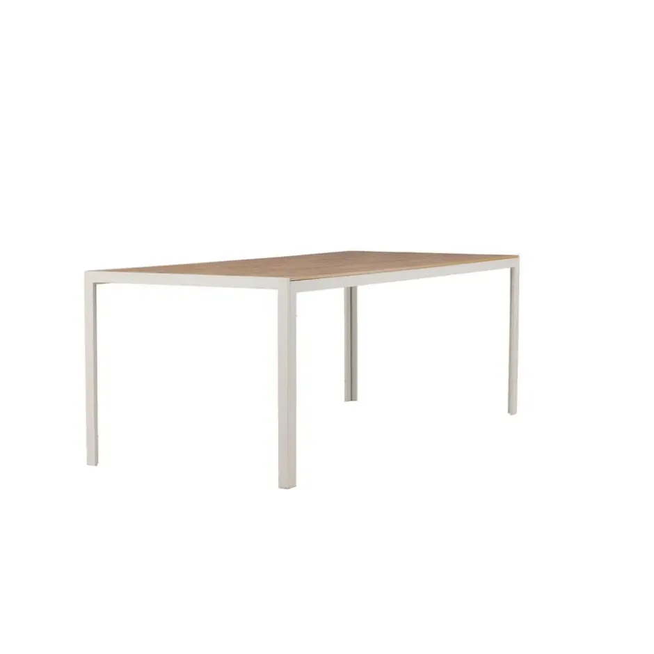 Eettafel Rechthoek - Beige - 205x90x74cm - Break