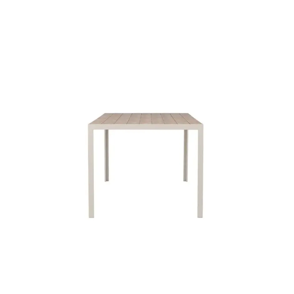 Eettafel Rechthoek - Beige - 205x90x74cm - Break