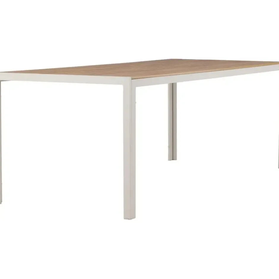 Eettafel Rechthoek - Beige - 205x90x74cm - Break