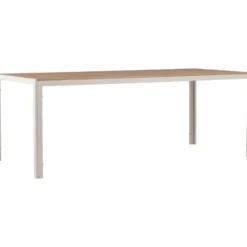 Eettafel Rechthoek - Beige - 205x90x74cm - Break