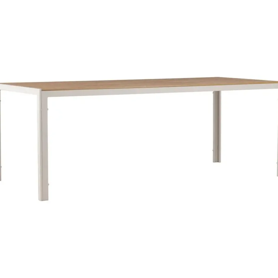 Eettafel Rechthoek - Beige - 205x90x74cm - Break