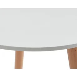 Eettafel ROLENA - 2 plaatsen - Wit Hout paneel