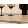 Eettafel Rond - Beige MDF - 100x100x75cm - Glade