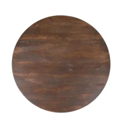 Eettafel Rond Bruin Hout - 150x150x76cm - Lima