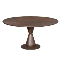Eettafel Rond Bruin Hout - 150x150x76cm - Lima