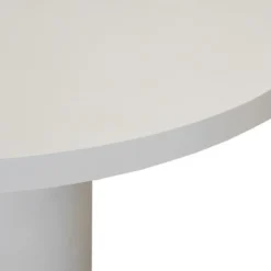 Eettafel Rond 120cm - Beige Eco Composiet - Betonlook - Eden