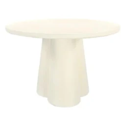Eettafel Rond Ø130cm - Zand Beton - 2-4 Personen - Sandy