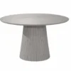 Eettafel Rond Taupe Hout - 150x150x76cm - Solana