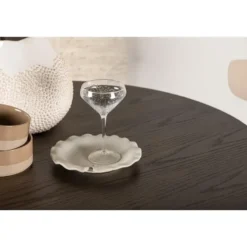 Eettafel Rond Walnoot 110cm - Fineer - Scandinavisch - Tafel Olivia