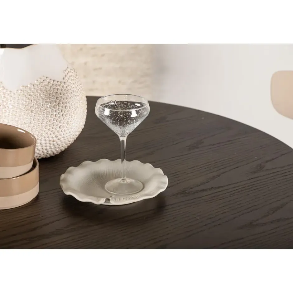 Eettafel Rond Walnoot 110cm - Fineer - Scandinavisch - Tafel Olivia