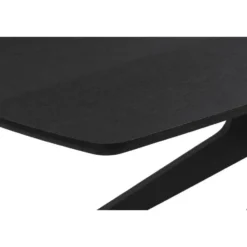 Eettafel Suzanne - zwart - 220x100 cm