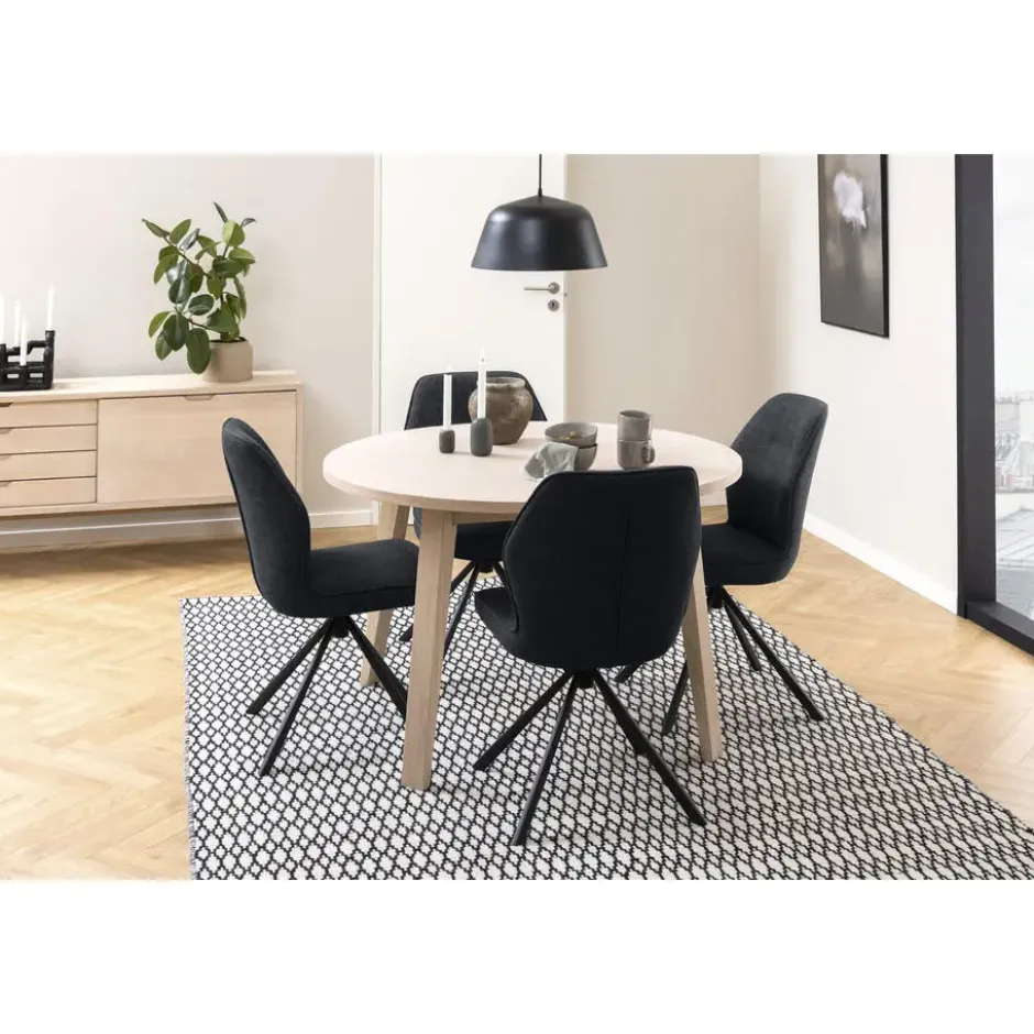 Eettafel Sven - naturel - Ø120 cm