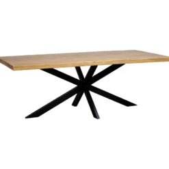 Eettafel Travis rechthoek - mangohout - 78x180x100 cm