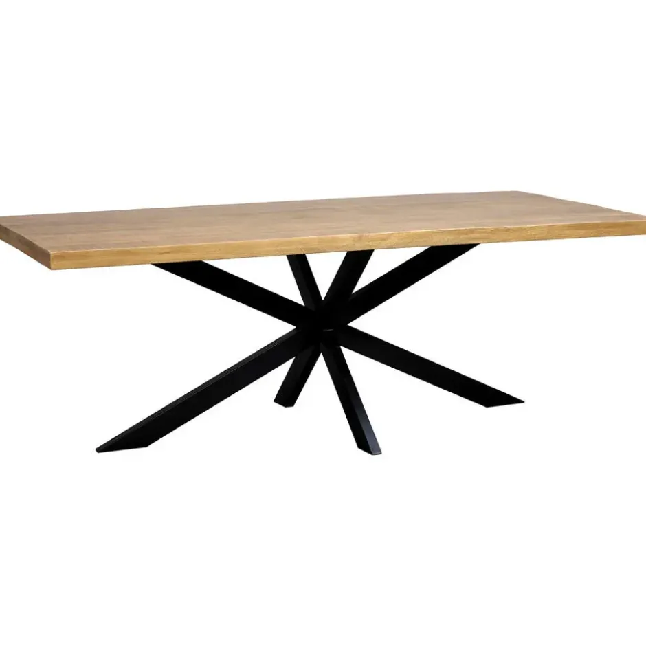 Eettafel Travis rechthoek - mangohout- 78x200x100 cm