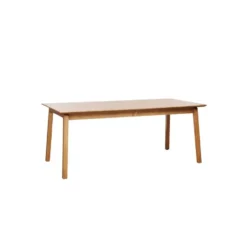 Eettafel Uitschuifbaar - Naturel Eiken - 95x190-290cm - Bari