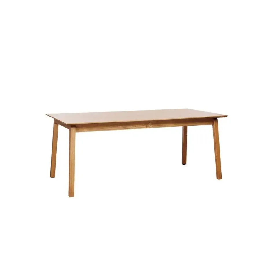 Eettafel Uitschuifbaar - Naturel Eiken - 95x190-290cm - Bari