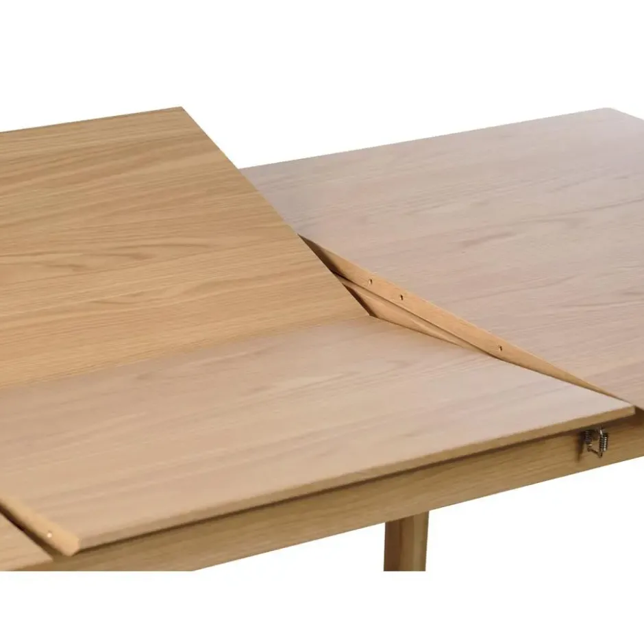 Eettafel Uitschuifbaar - Naturel Eiken - 95x190-290cm - Bari